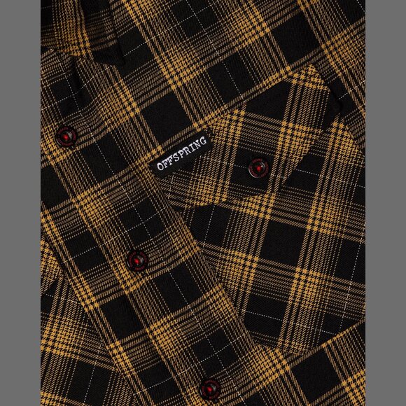 DIXXON FLANNEL x THE OFFSPRING Collab - SMASH Flannel Shirt - Men's Large - Picture 4 of 11